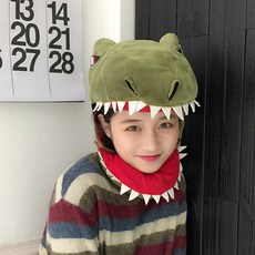 YoungMarket 角色娃娃帽 鱷魚, 1個, 混色
