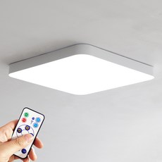 LED 심플 리모컨 방등 60W, 화이트