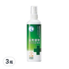 MENTHOLATUM 曼秀雷敦 強效防蚊噴霧, 長效8小時, 有效驅趕斑蚊、家蚊、小黑蚊, 清爽不黏膩, 120ml, 3瓶