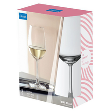 Ocean Glass 麥德遜白酒杯 2入, 350ml, 玻璃材質, 耐熱範圍0-70度, 1組