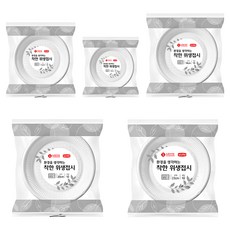 롯데이라이프 환경을 생각하는 착한 위생접시 5종, 50개입, 1세트