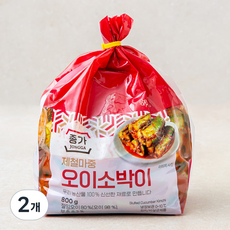 종가 오이소박이, 800g, 2개