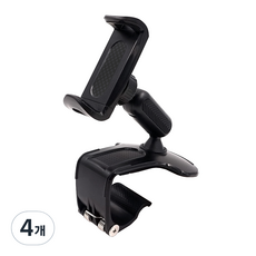 삼에스 차량용 대쉬보드 휴대폰 거치대, 4개, 블랙