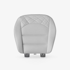 AIMBAN Bislim 1.2cm薄車用坐墊側夾, 暖灰色, 1個