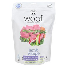 THE NEW ZEALAND NATURAL PET FOOD WOOF狗狗冷凍乾燥生食餐，優質羊肉高鮮肉含量, 羊肉, 280g, 1包