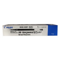 PILOT 百樂 按鍵鋼珠筆芯0.5 BXS-V5RT 12支裝, 1盒