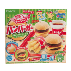 Kracie 葵緹亞 知育菓子DIY 漢堡小達人 Set, Popin' Cookin' 日本進口, 1盒