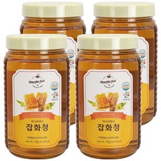 허니비푸드 잡화청, 2kg, 4개 4개, 2kg