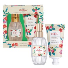 Cath Kidston 甜蜜碗豆身體香氛噴霧護手霜套裝，身體香氛噴霧100ml + 護手霜50ml, 1組