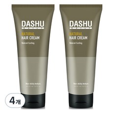 다슈 데일리 내추럴 내림머리 헤어 크림, 150ml, 4개