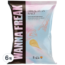 워너프릭 히말라얀 솔트 감자칩, 115g, 6개