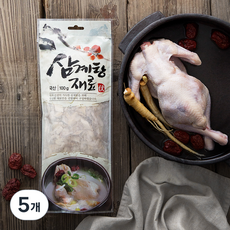 몸에조화 삼계탕재료, 100g, 5개