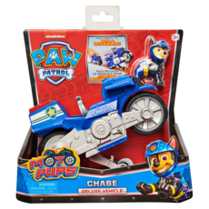 PAW PATROL 汪汪隊立大功 機動隊特技機車迴力車 - 阿奇聲光機動救援總部, 阿奇 + 機動警用機車, 1個