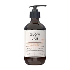 GLOW LAB植物精油沐浴露 椰子檀香900ml，溫和滋潤，舒緩疲勞，享受沐浴時光, 900ml, 1瓶
