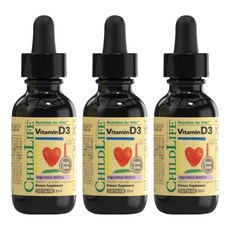 차일드라이프 비타민 D3 베리맛, 30ml, 3개 3개, 1병