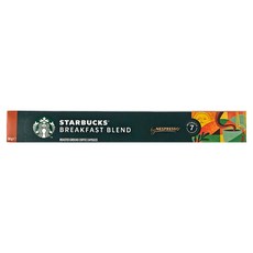 STARBUCKS 星巴克 早餐綜合咖啡膠囊 Nespresso 咖啡機專用, 5.6g, 10顆, 1盒