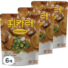 돌아온 한남동 휘카레 순한맛, 180g, 6개