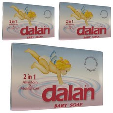dalan 達欖 嬰兒溫和修護潔膚皂 100g 3入組, 3個