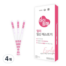 아이원해 체크엔케어 아이원해 얼리 임신테스트기, 3개입, 4개