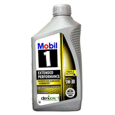 Mobil 美孚 1 EP 全合成機油 SAE 5W-30，延長性能，保護長達 20,000 英里, 5w30, 946ml, 1瓶
