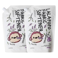 케이맘 랄라포포 유아용 섬유유연제 자작나무향 리필, 1.3L, 2개 2개, 1.3L