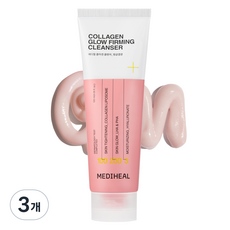 메디힐 콜라겐 탱글결광 클렌징폼, 3개, 120ml
