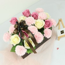 Blüehen Bongjour肥皂花, 粉色的