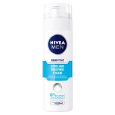 NIVEA 妮維雅 男士 極淨酷涼刮鬍泡, 敏感性肌膚適用, 200ml, 1瓶