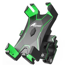 ACEPEED 一觸式自行車手機支架 AP06, 綠色, 1個