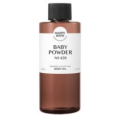 HAPPY BATH 經典系列身體油 嬰兒爽身粉香, 250ml, 1瓶