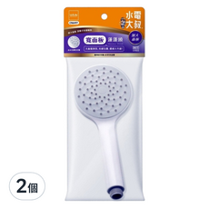 水電大叔 寬面板蓮蓬頭, 出水孔採彈性TPR材質, 2個