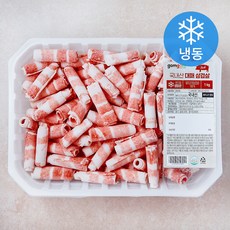 곰곰 국내산 대패 삼겹살 (냉동), 1개, 1kg 1개, 1kg