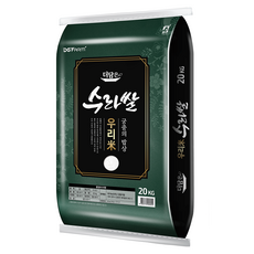 더담은 2024년산 햅쌀 우리미 수라쌀, 특등급, 20kg, 1개 20kg, 1개