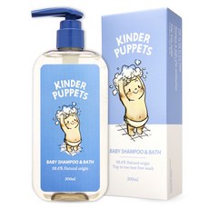Kinder Puppets 嬰兒洗髮精和沐浴露, 300ml, 1個