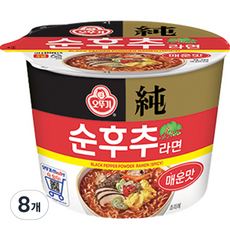 오뚜기 순후추 매운맛 큰컵 105g, 8개