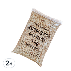 편백아트 프리미엄 편백 큐브칩 촉감각완구 7~8mm 1kg, 2개