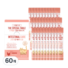  더특별한식탁 더 특별한 고양이 퓨레스틱, 장 케어, 60개 