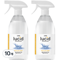  디볼베르 루시드 손소독제 스프레이 에탄올, 500ml, 10개 