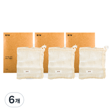 동구밭 순면 비누거품망, 6개