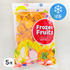 푸드베이스 아이스 홍시 조각 (냉동), 1kg, 5개
