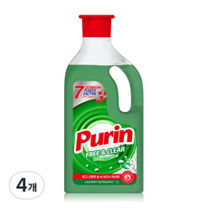 퓨린 프리앤클리어 편백워시 액체세제 본품, 4개, 2L