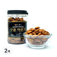 논앤밭위드 하루신선견과 구운아몬드 소, 250g, 2개