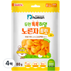 듀먼 반려동물 똑똑하댕 노른자트릿 간식, 노른자, 80g, 4팩