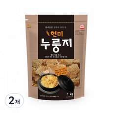 현미 누룽지 엄마사랑 한끼든든 현미누룽지 1kg 2개