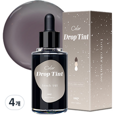 헤어플러스 컬러 드롭 틴트 50ml, 4개, 프랜치애쉬