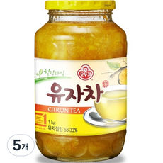 오뚜기 유자차 1kg, 1개입, 5개