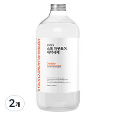 STOCK 아웃도어 세탁세제 본품, 1L, 2개