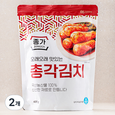 종가 총각김치, 400g, 2개