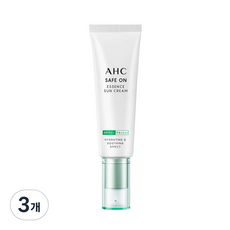 AHC 세이프온 에센스 선크림 SPF50 + PA ++++, 50ml, 3개