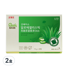 正官庄 高麗蔘蘆薈凍Stick 15g, 30條, 2盒
